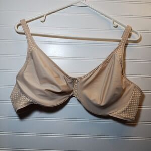 Bali Womens Passion for Comfort Minimizer Bra 3385 Tan Beige 42C